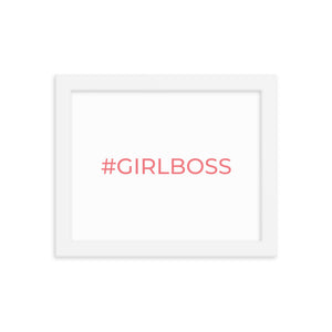 #GIRLBOSS- Wall Art