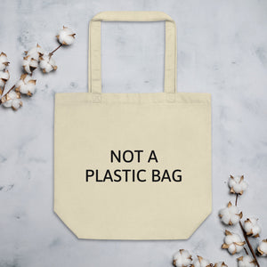 Not A Plastic Bag-Tote Bag in Oatmeal