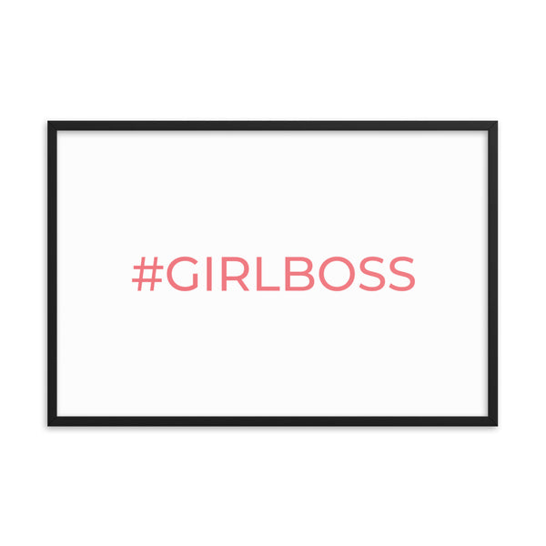 #GIRLBOSS- Wall Art