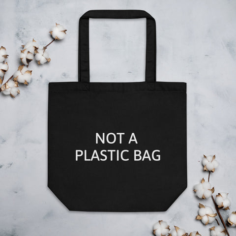 Not A Plastic Bag-Tote Bag in Black