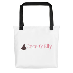 Cece & Elly Tote Bag- with pink logo