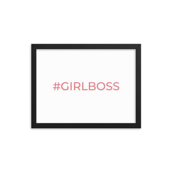 #GIRLBOSS- Wall Art